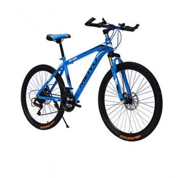 High Quality 26inch 21speed Mountain Bike Double Suspension Steel Fork Disc Brake 24 Speed Gears Ordinary Pedal 21speed Bicycle
