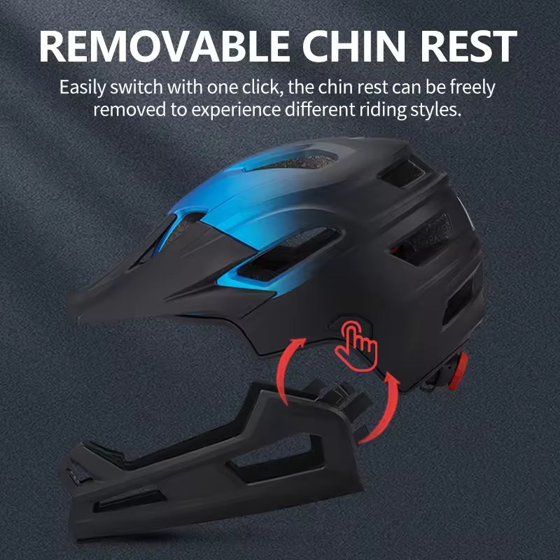 Wholesale Custom Helmet Full Face Motocross Bicycle Helmet Off Road Mountain Bike Helmet
