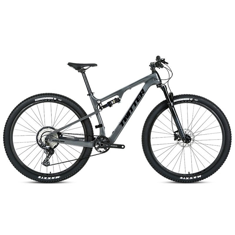Cheap Carbon dual damping 29 Inch Lightweight Aluminium Mountain Bike Men Downhill Full Shock Swallow Handlebars Speed Adults