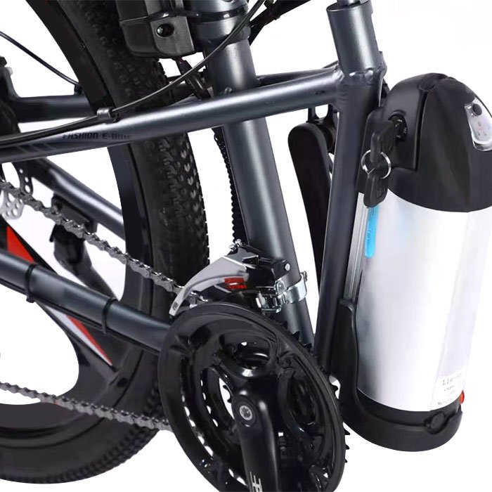 26-Inch Electric Mountain Bike with 36V 350W Motor 25-28KM/h Range Lithium Battery-for Adventures