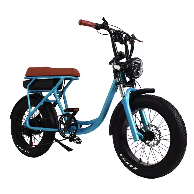 MINGMAX 48V 500W Rear Hub Motor Electric Fat Tire Mountain Bike Adults Aluminum Alloy Frame Disc Brake Lithium Rear Carrier
