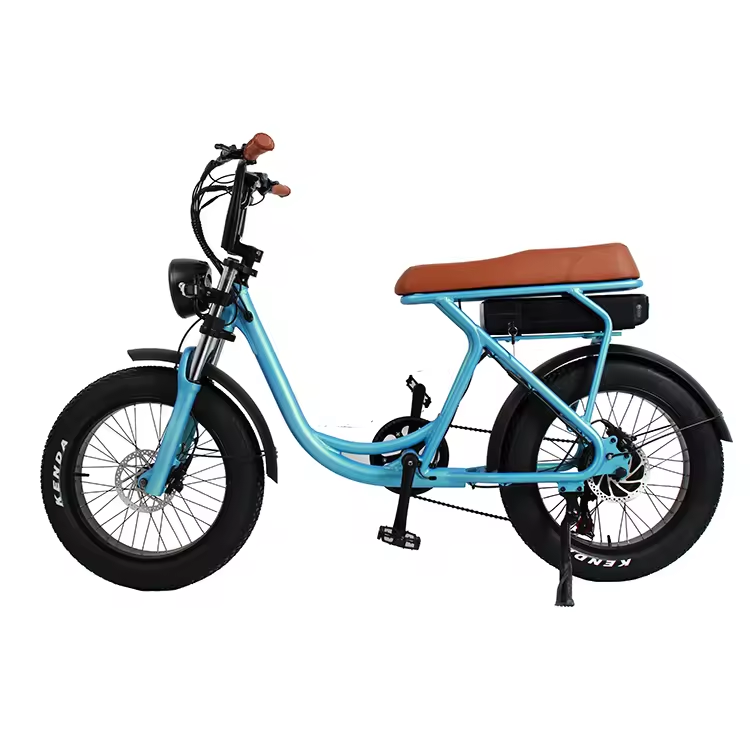 MINGMAX 48V 500W Rear Hub Motor Electric Fat Tire Mountain Bike Adults Aluminum Alloy Frame Disc Brake Lithium Rear Carrier