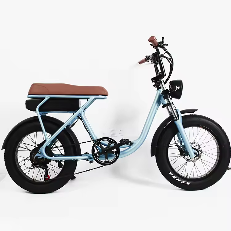MINGMAX 48V 500W Rear Hub Motor Electric Fat Tire Mountain Bike Adults Aluminum Alloy Frame Disc Brake Lithium Rear Carrier