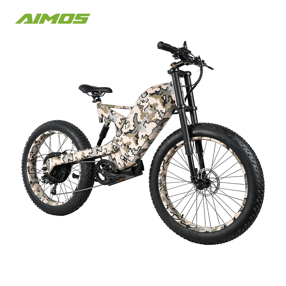 Aimos 26 inch Stealth Bomber Dirt EBike 500W/1000W Aluminum alloy frame Motorcycle Electric Mountain Bike