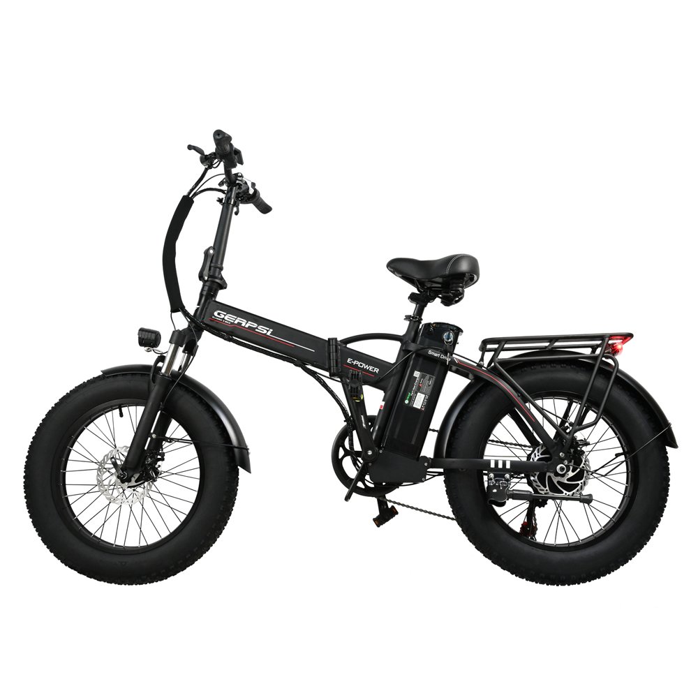 EU Warehouse 36V 250W Lithium Battery Mountain Folding Electric Bike 20inch Fat Tire Shimano Derailleur Alloy Frame for Adults