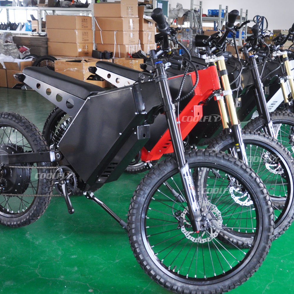 Custom shape printed mountain full suspension 15kw ebike 1500w 3000w 5000w 8000w 10000w electric bike
