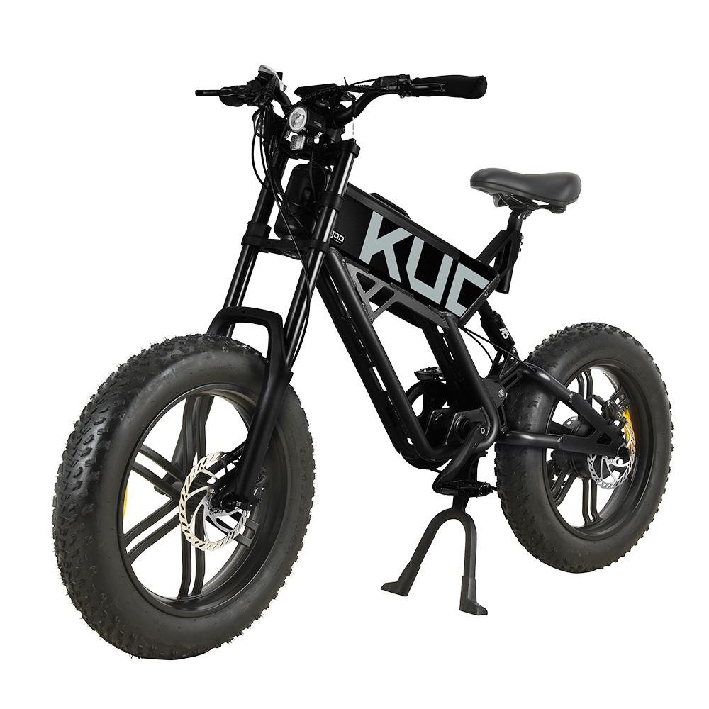 Eu stock 500w KUGOO T01 Off Road 20 Inch Electric Bike Wholesale Manufacturer E Bicycle Electric Bike Fat Electric Bicycle
