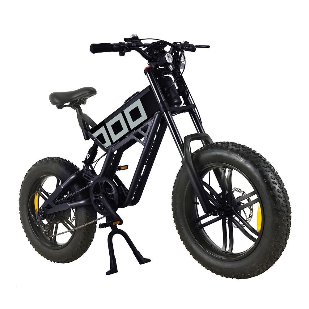 Eu stock 500w KUGOO T01 Off Road 20 Inch Electric Bike Wholesale Manufacturer E Bicycle Electric Bike Fat Electric Bicycle