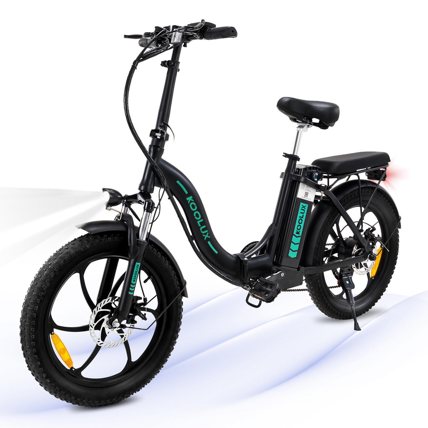 KOOLUX 250W/750W 48V/36V 14Ah/11.2Ah 20Inch Electric Bike Foldable Removable Battery Long Range Max Load E-Bike