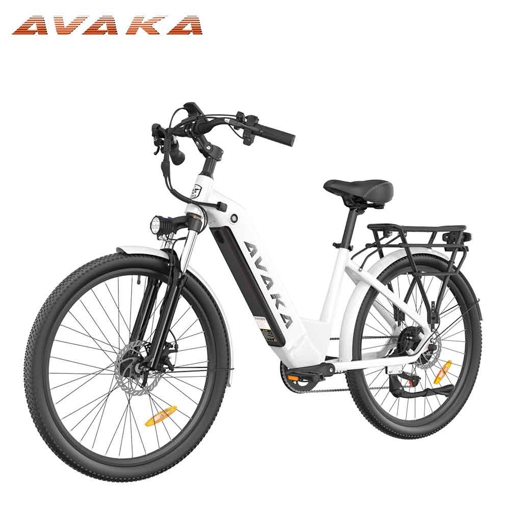 Electric City Bike 350w 48v 12ah Bike Electric 2 Wheel Battery Eu Warehouse Electric Bicycle Urban Step Through Ebike