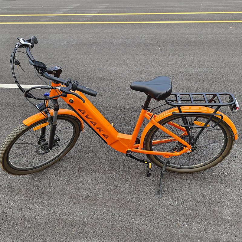 Electric City Bike 350w 48v 12ah Bike Electric 2 Wheel Battery Eu Warehouse Electric Bicycle Urban Step Through Ebike