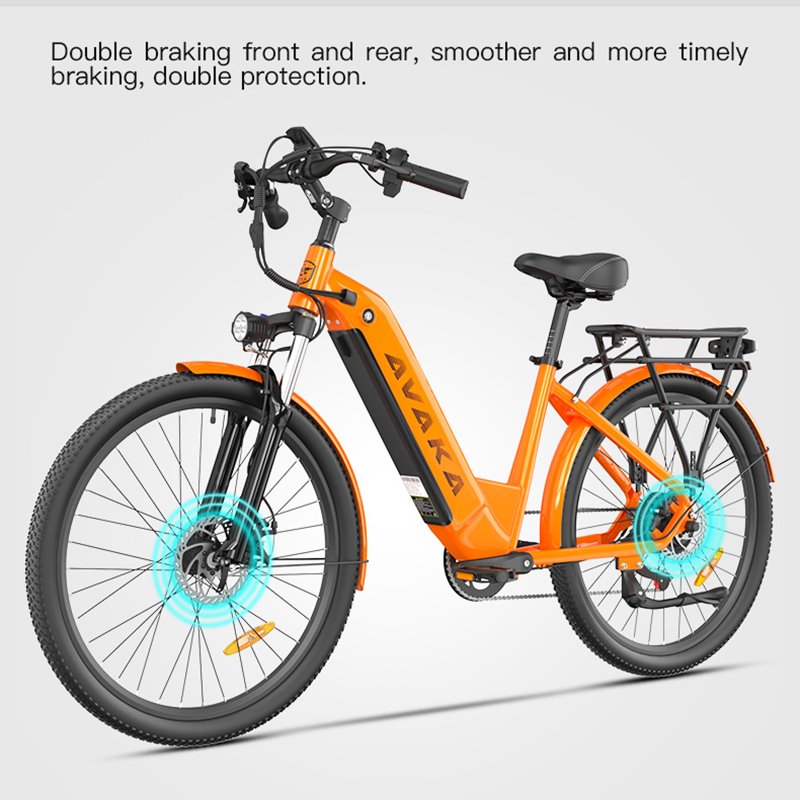 Electric City Bike 350w 48v 12ah Bike Electric 2 Wheel Battery Eu Warehouse Electric Bicycle Urban Step Through Ebike