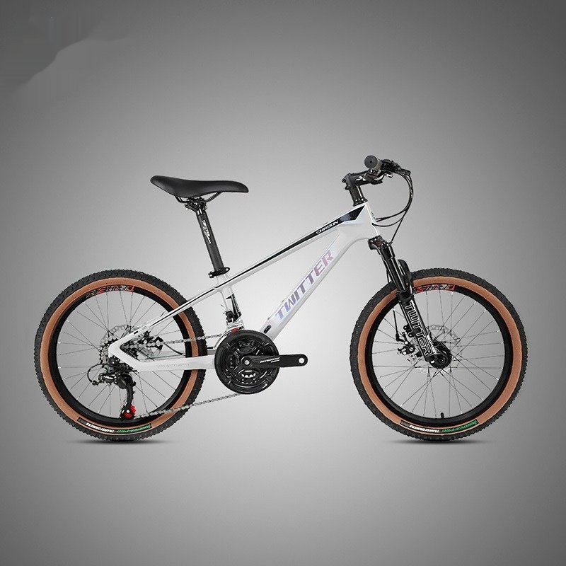 Children's 8-16 Years Old Carbon Fiber Mountain Bike with 21 Speed Gears & Disc Brake for Students & Men/Women