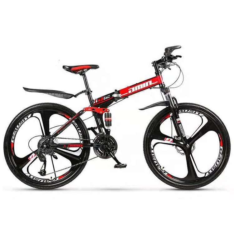 mountainbike folding mountain bike /foldable 26 inch full suspension moutain bike/high quality sepeda gunung lipat mtb supplier