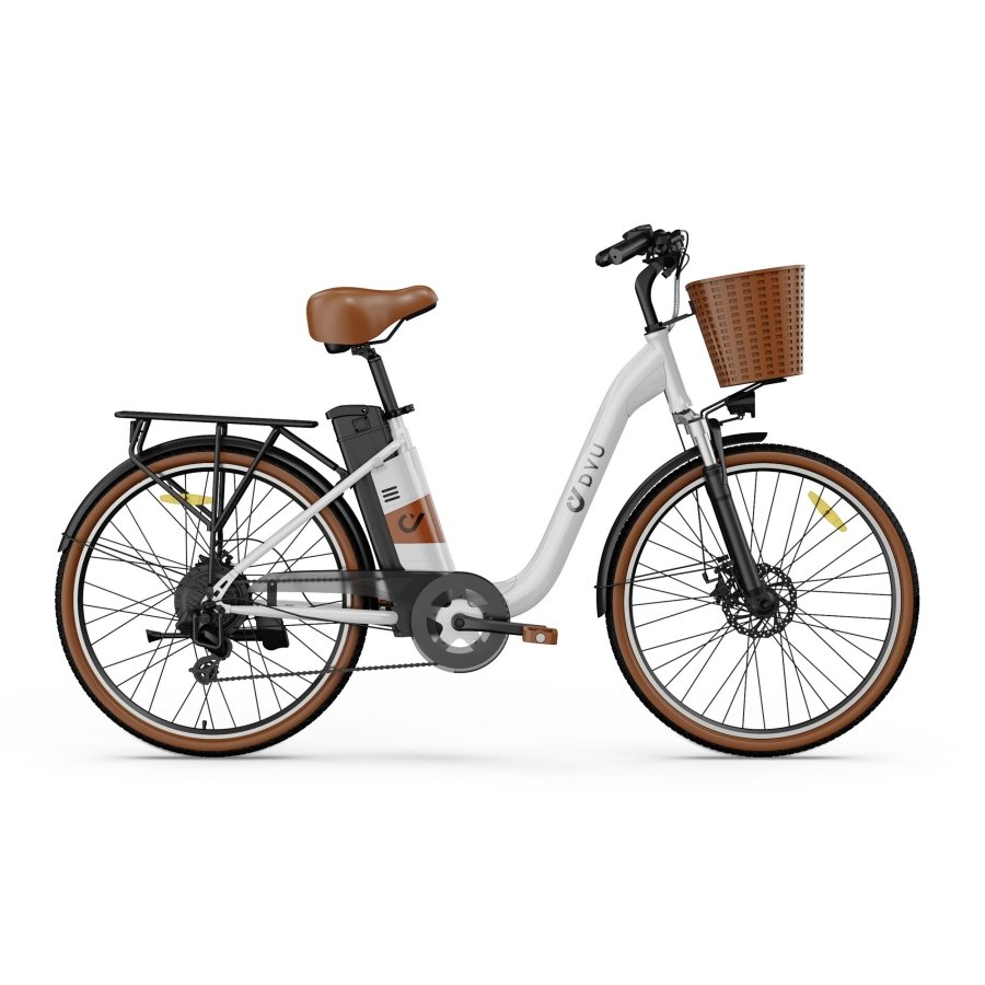 2024 NEW DYU C6 PRO Electric City Bicycle 500W 48V Aluminum Alloy Frame Hidden Lithium Battery Cheap Electric Road Bike