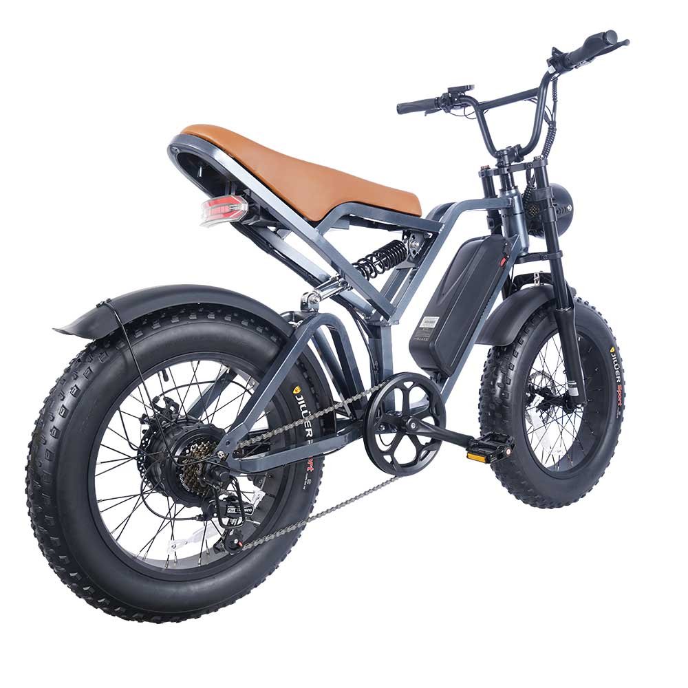 EU US UK AU Stock Ebike 750W Electric Bike 20''*4 Big Tire Fat Bike Electric Mountain City Ride Off Road Electric Bikes