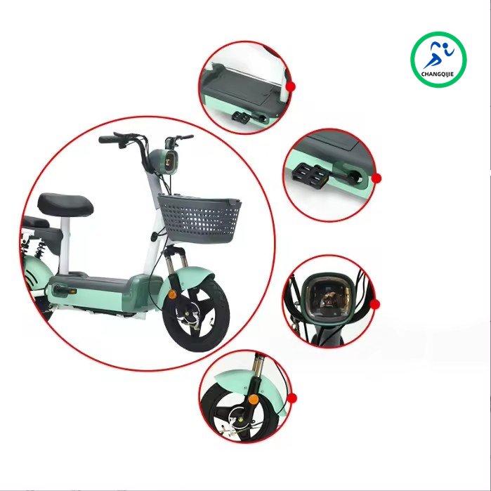 2023 Hebei 48v 350W 450W cheap electric adult motorcycle ebike Fast Speed electric Chopper 20AH Long Range city electric bike