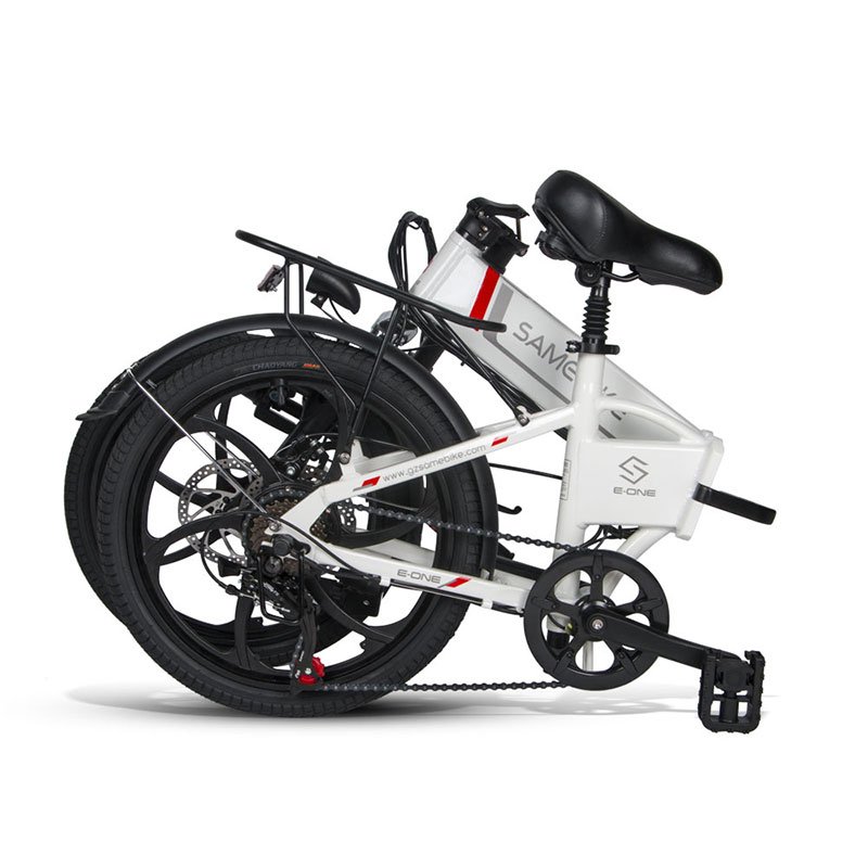 2024 EU warehouse SAMEBIKE 46V10AH 350W 20 inch portable battery city commuting electric folding bike