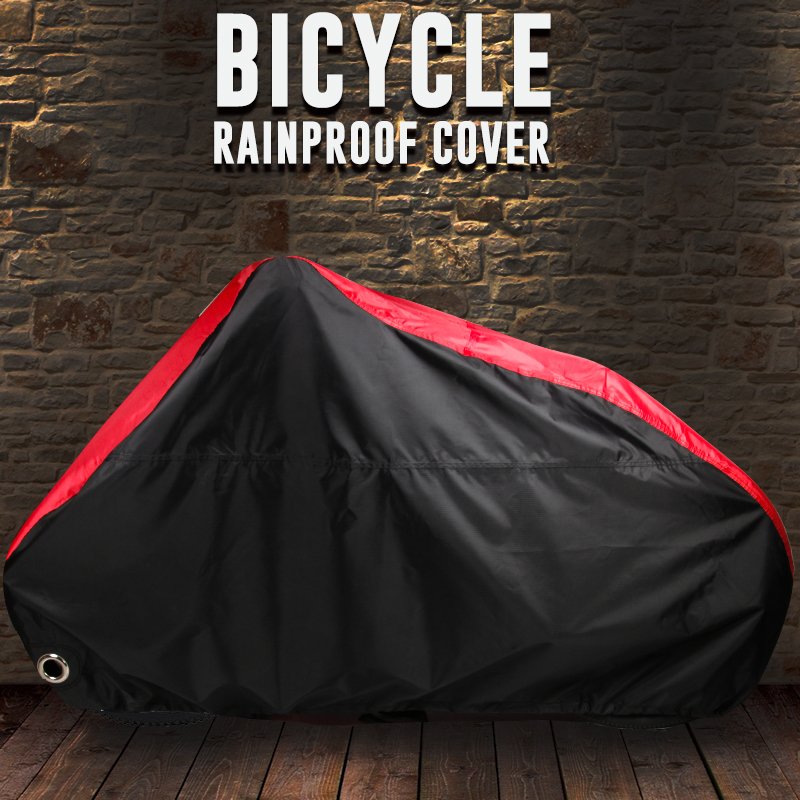 Outdoor Waterproof Bicycle Cover Rain Proof with Lock Hole for Mountain Road Electric Bike XL Cover
