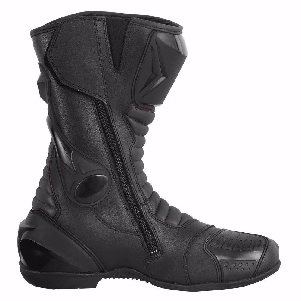 Motorcycle Footwear Water Resistant Motorcycle Boots Moto Men Biker Wear Sportbike Racing Shoes