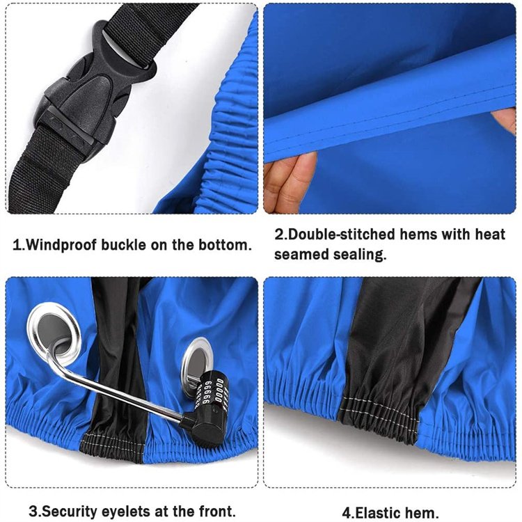 Outside Bikes Storage Covers Rain Sun UV Dust Wind Proof Mountain Bicycle Covers Road Electric Bike Cover Hybrid Bike Cove