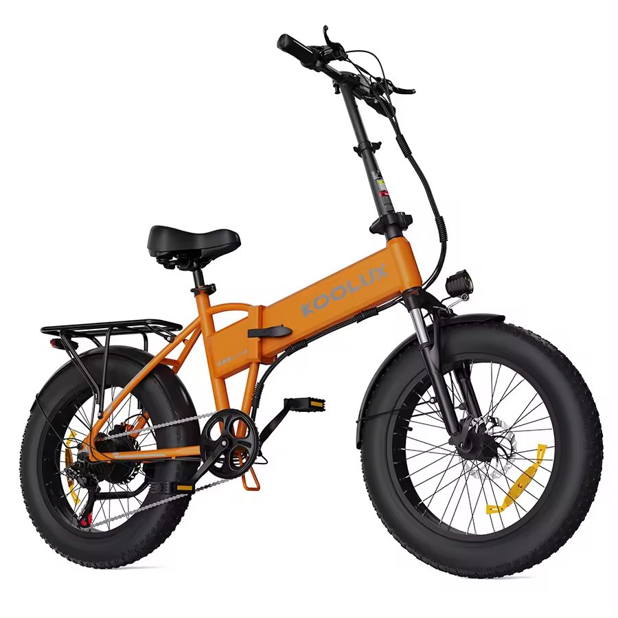 EU UK Warehouse 500W BK10S Urban Electric Bike 48V Electric Folding Bicycle 20X4'' Hybrid City Road Bike Foldable E Bike