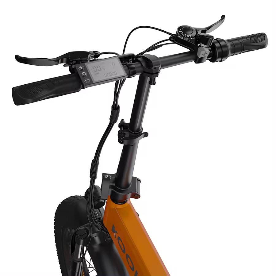 EU UK Warehouse 500W BK10S Urban Electric Bike 48V Electric Folding Bicycle 20X4'' Hybrid City Road Bike Foldable E Bike