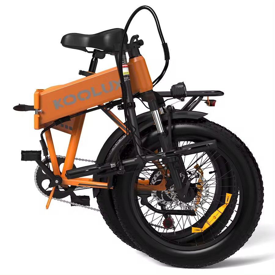 EU UK Warehouse 500W BK10S Urban Electric Bike 48V Electric Folding Bicycle 20X4'' Hybrid City Road Bike Foldable E Bike