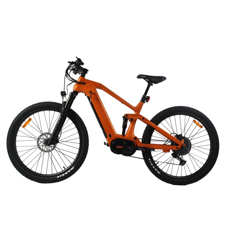Carbon Fiber Frame Emtb 52V 1000W 17.5Ah 20Ah Battery Full Suspension Hydraulic Brake EMTB Mountain Bike