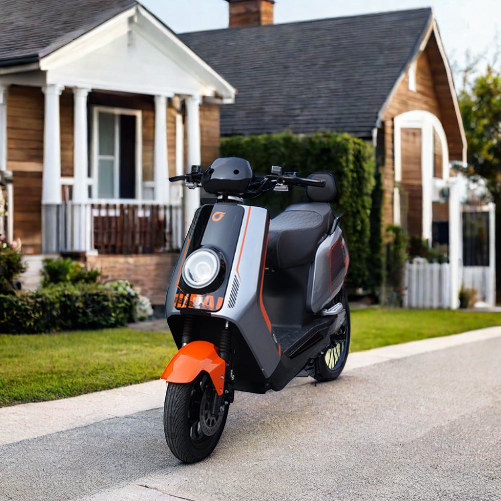 Urban 1000-Watt Electric City Bike with 60V Battery Long Range Electric Scooter Smart Electronic Wholesale Motorcycle