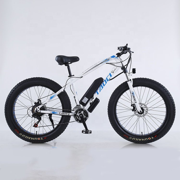 MTBGOO 2022 Cheap price 17 inch street use 26 inch high carbon steel snow frame External battery electric fat bike