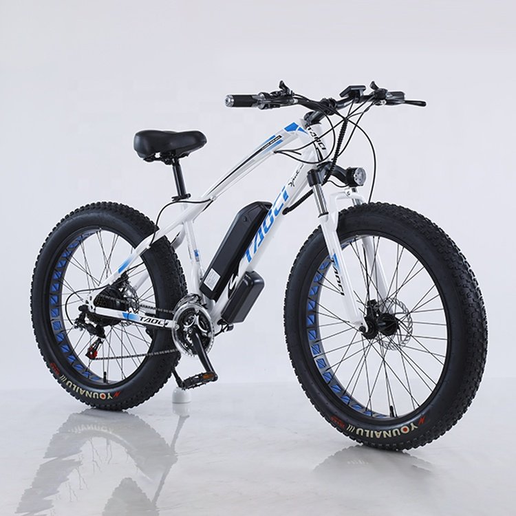 MTBGOO 2022 Cheap price 17 inch street use 26 inch high carbon steel snow frame External battery electric fat bike