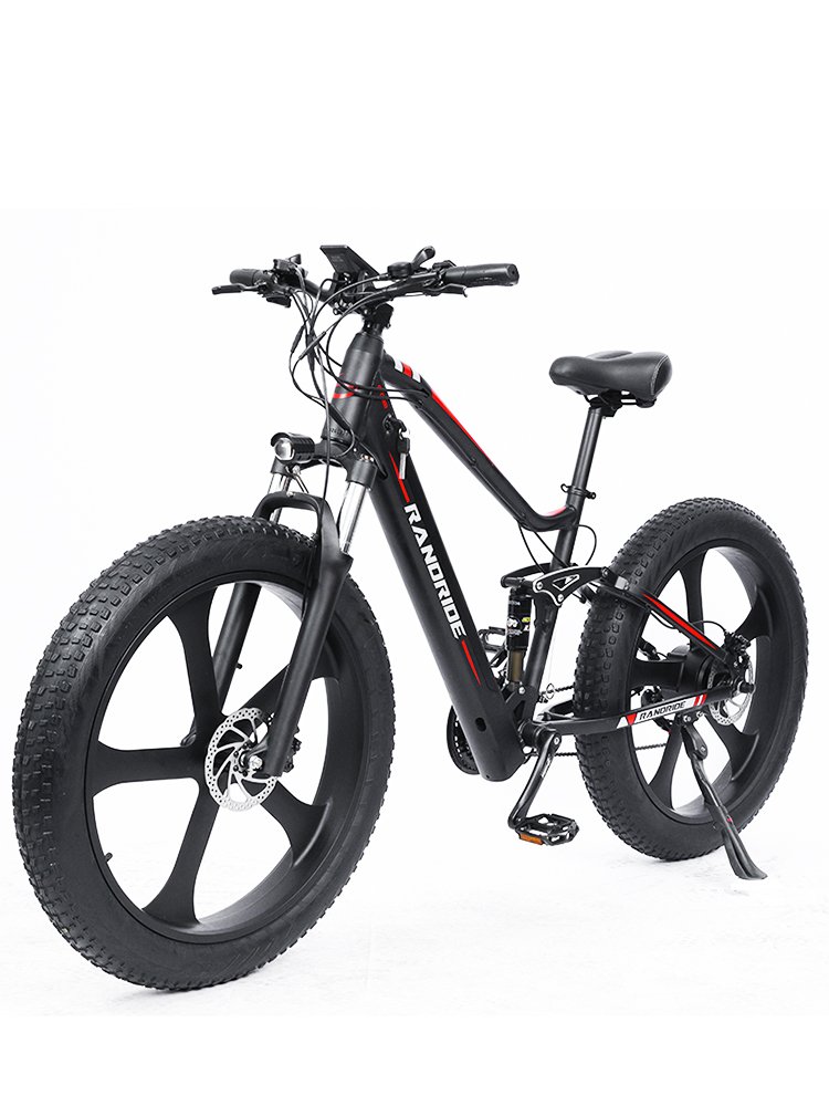 Top Fashion Mountain 26 Inches 1000W Full Suspension Bike Electric Fat Tire E Bike Electric Mountain Bike for Hunting