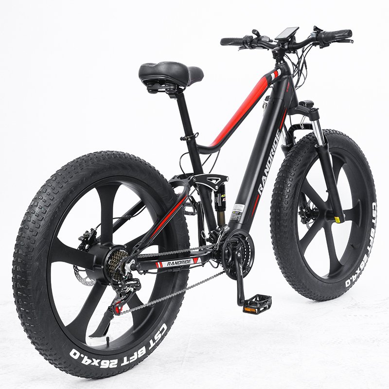 Top Fashion Mountain 26 Inches 1000W Full Suspension Bike Electric Fat Tire E Bike Electric Mountain Bike for Hunting