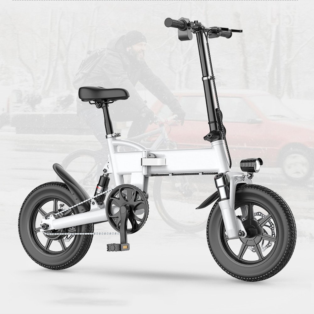 Chinese Foldable Cheap Folding Power City Adult Wholesale Road 250w 350w Green 36V 14" Cycle E Ebike Bicycle Electric Bike