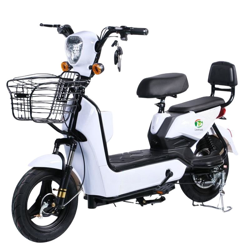 2024 Wholesale New Electric City Bike Fashion 350W Ebike Basket Frame Tire Electronic Smart Type