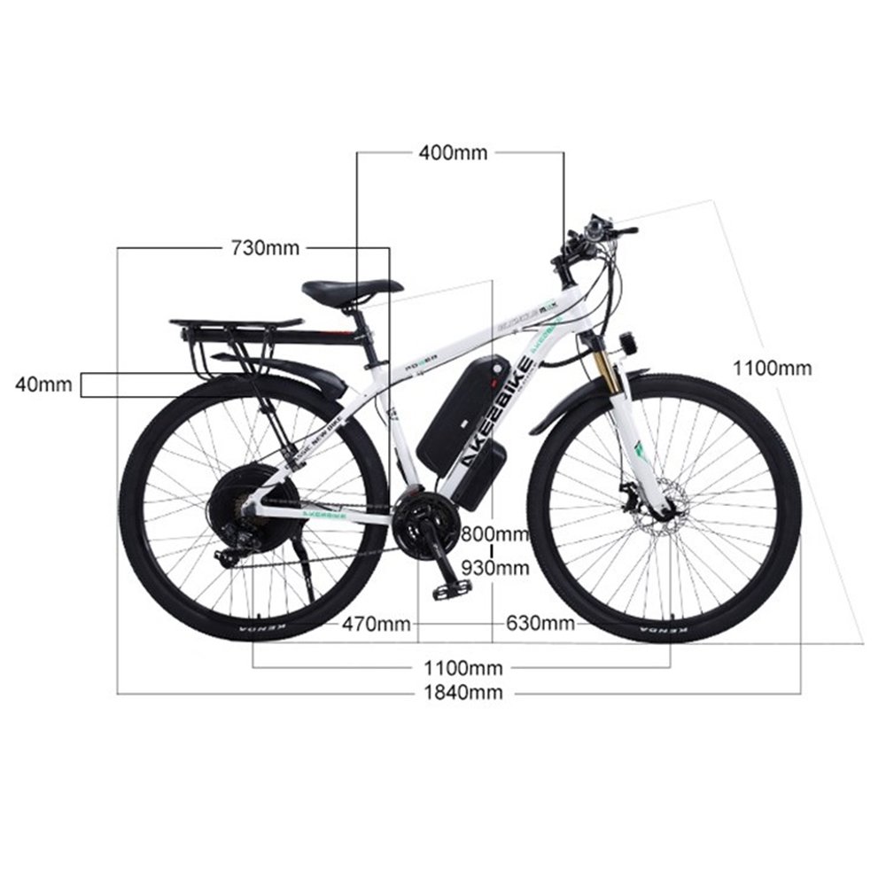 29 inch Aluminum Frame Electric Mountain Bike 1000W 48V Electric Bike 21 Speed Adult Bicycle