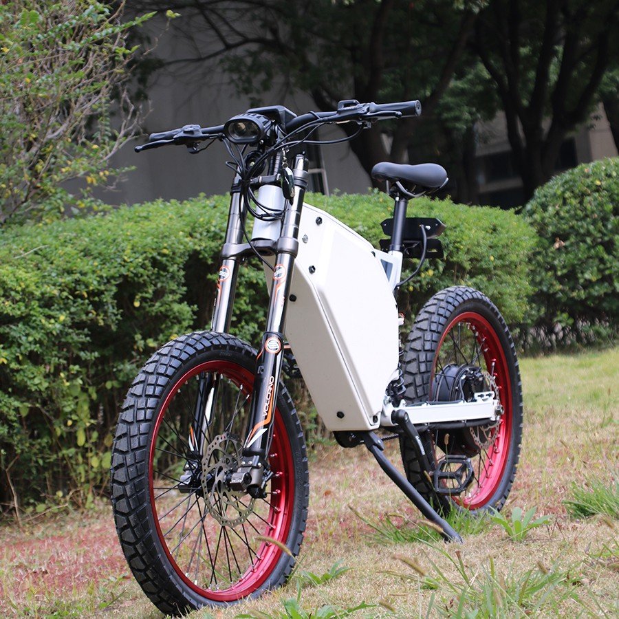 Full suspension electric bicycle 72v 5000w ebike electric downhill mountain bike