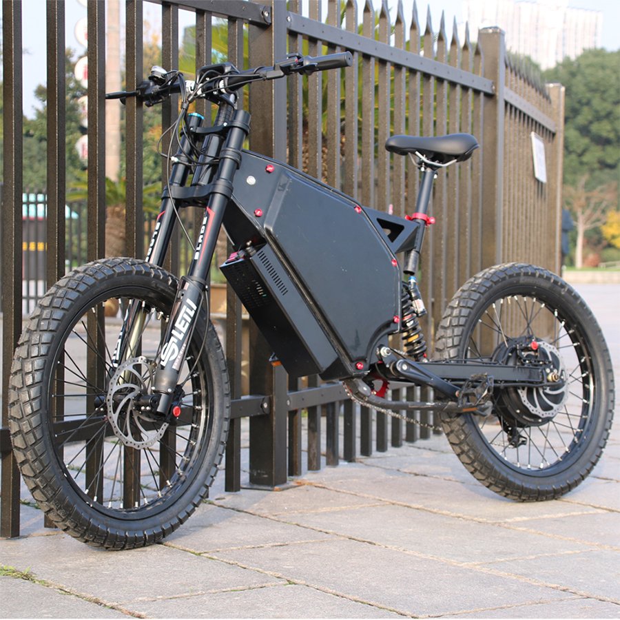 Full suspension electric bicycle 72v 5000w ebike electric downhill mountain bike