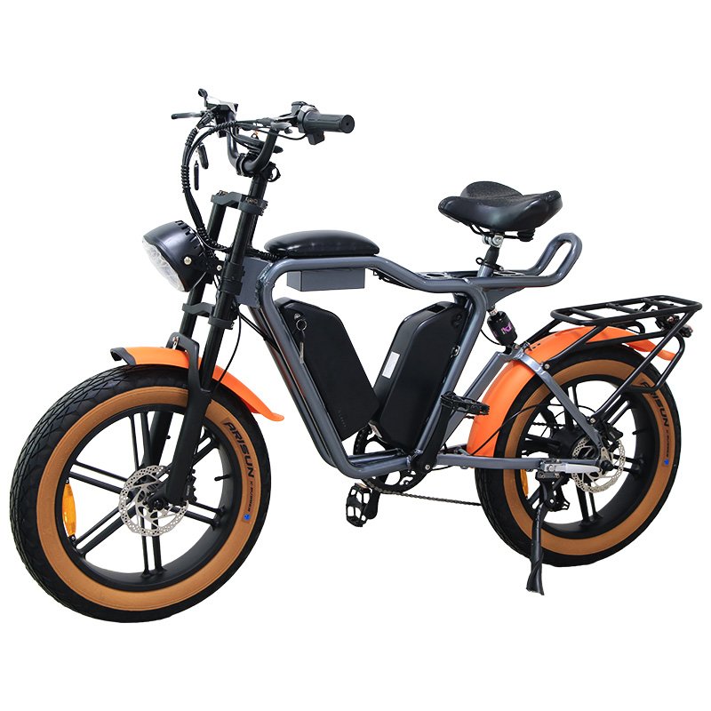 20 Wheel Size 7 Speed Electric Mountain Bike 1000w Lithium Battery Grey High Quality Selling Electric Mountain Bicycle