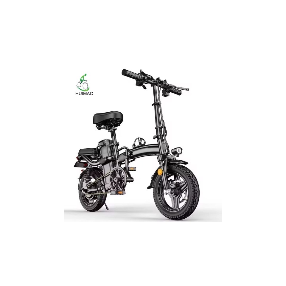 2024 China factory wholesale adult folding electric bike 20Ah ebike 14 inch bicycle 48v 350 watt folding electric city e bike