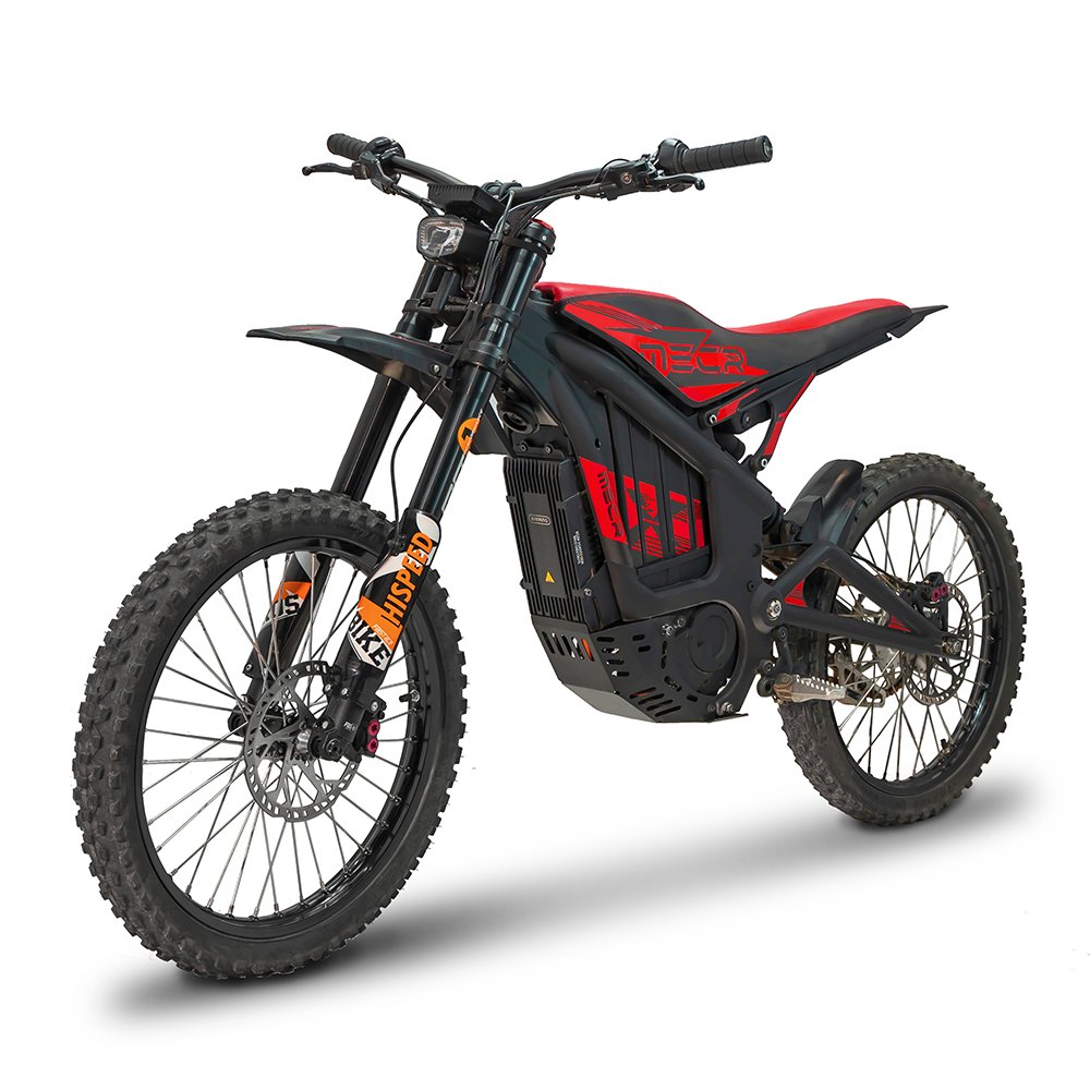3000w Hub Motor Bafang E Bike Full Suspension 72V 30AH Battery 7-speed USA Electric Dirt Bike