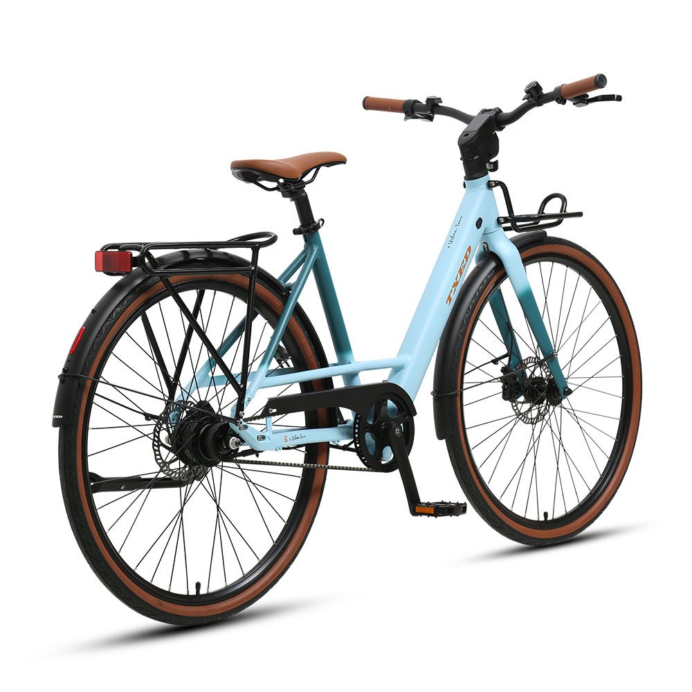 TXED e bike 250W motor electric bicycle LCD display and Handlebar with TFT display belt drive Chain electric city bike