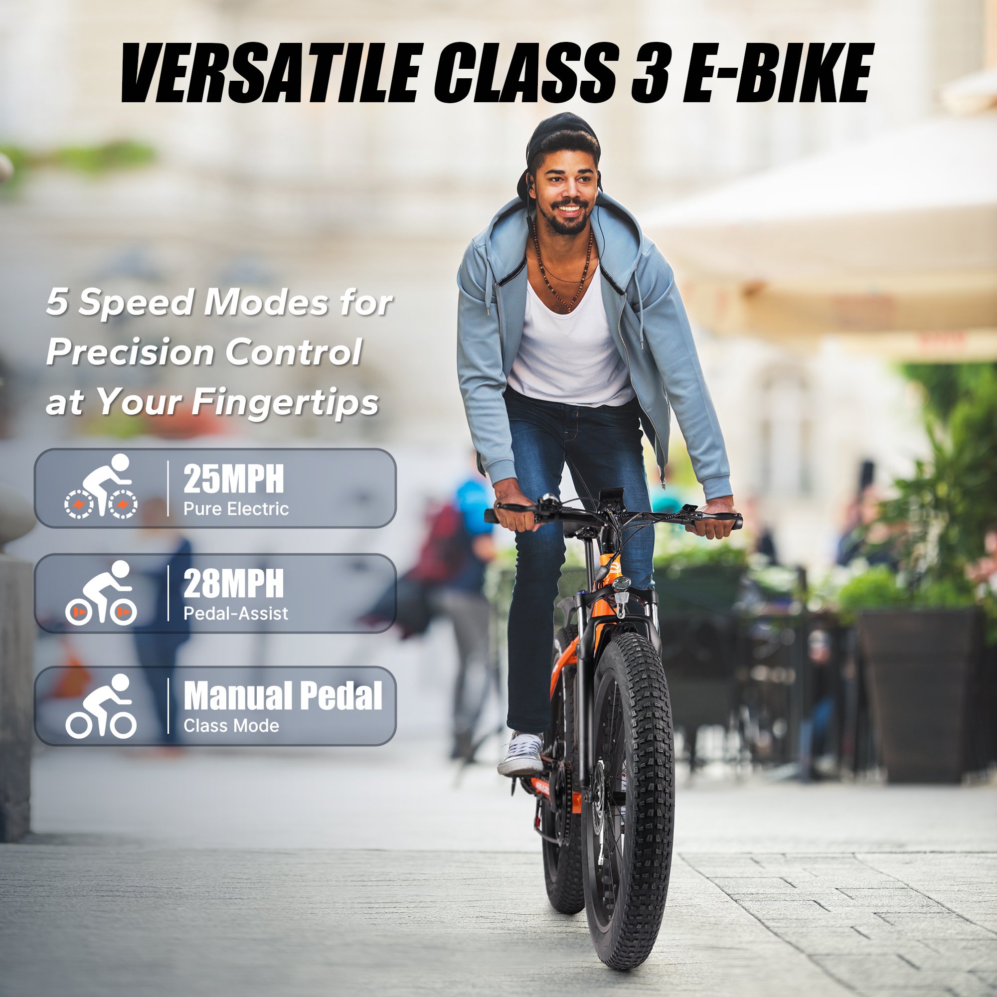 EU USA Stock Ebike 48V 13AH 500W Electric Mountain Bike Lithium Battery Aluminum 26*4 Fat Tire E Bicycle