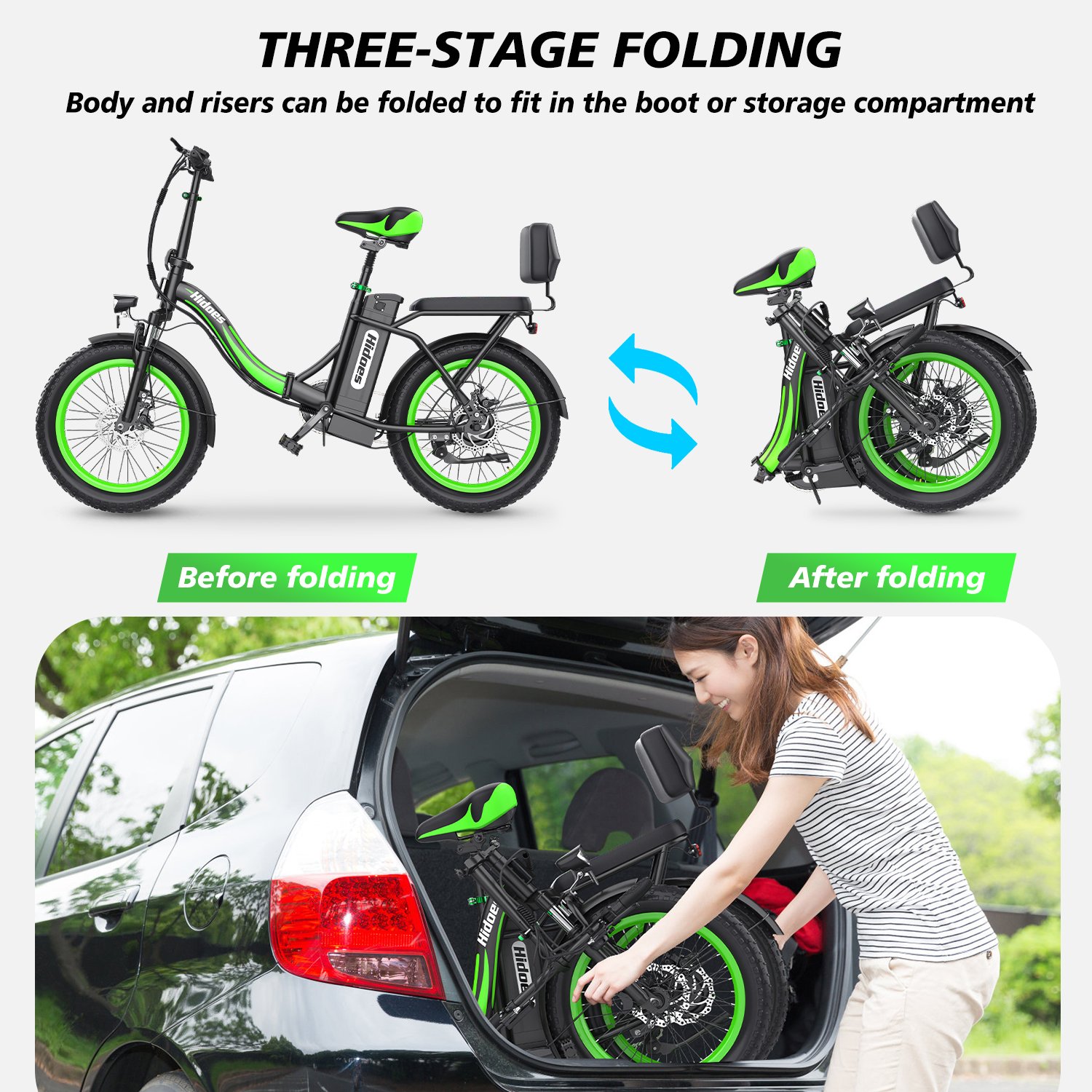 Factory Supplier Hidoes HD-C1 48V 750W 13Ah Lithium Battery EBike Electric Road Bike Electric City Bicycle Electric Bike