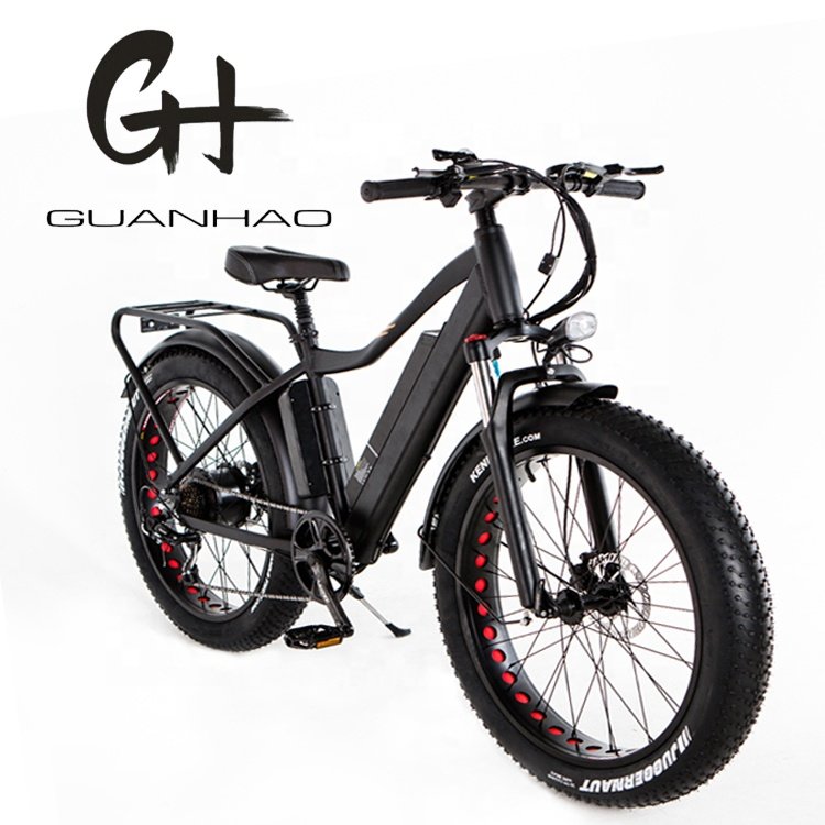 26" USA OEM CE 40KM/H 1000W 48V 17AH Lithium Battery Men Adult Snow 4.0 Fat Tire Electric Mountain Bike EMTB