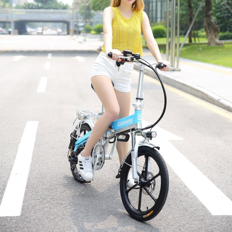 Ebike Foldable Electric Bicycle Electric Bike 300w Motor Lithium Battery Electric City Bike