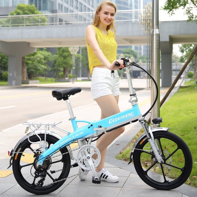 Ebike Foldable Electric Bicycle Electric Bike 300w Motor Lithium Battery Electric City Bike
