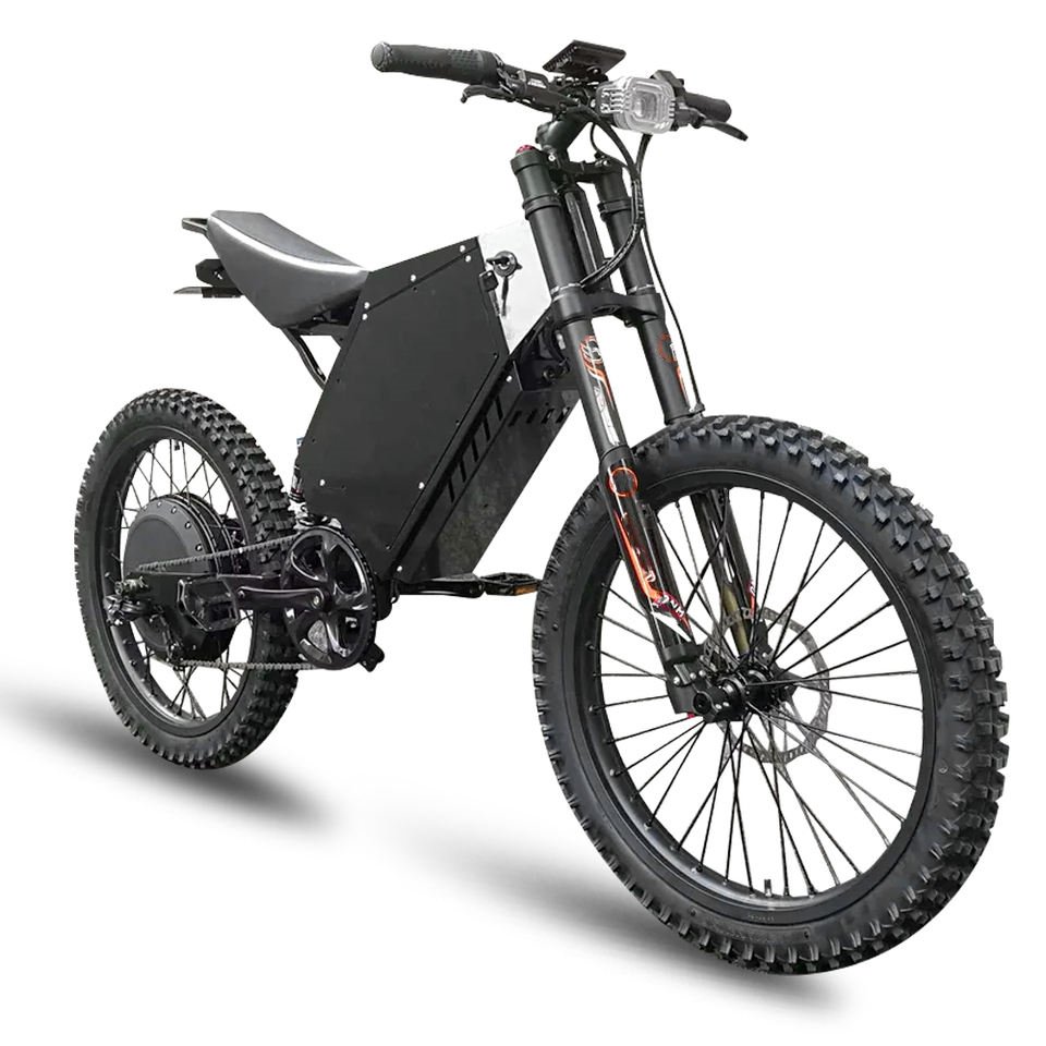 Ebike Fat Tire Dirt Enduro Motorcycle Stealth Bomber Electric E Bike 72v 12000w Mountain Ebike