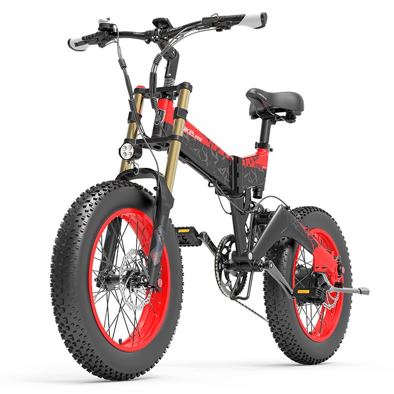 EU warehouse lankeleisi x3000 plus up folding ebike 1000W 20 inch fat tire e bike electric mountain bike adults full suspension